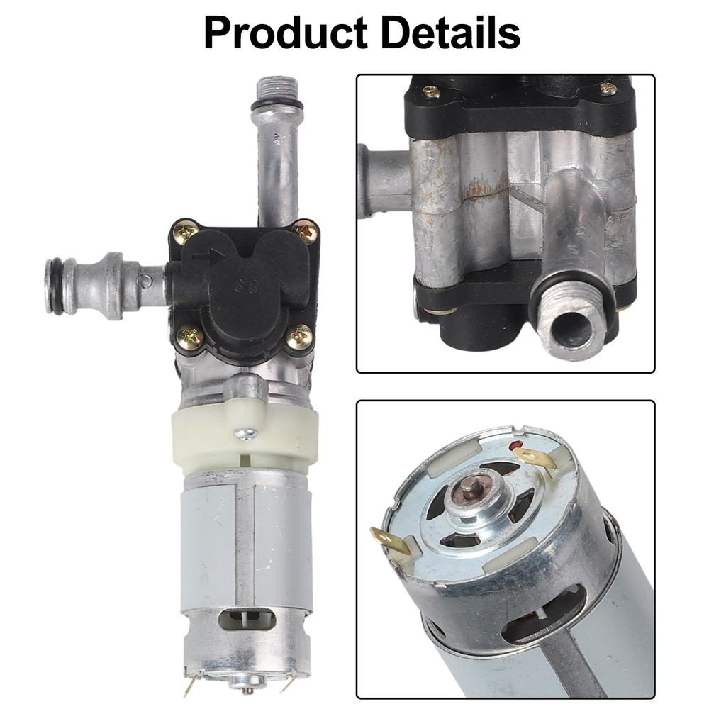 21V Cordless Plunger Pump for High Pressure Cleaning Machine Compatible with Most Pressure Washers and Garden Hoses