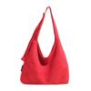 Minimalist Vintage Matte PU Shoulder Bag Women Large Capacity Crossbody Commuter Daily Use
