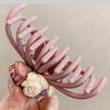Camellia hairpin Grasping clip large hair clip headwear for women back of head spoon coiled hair medium hair grabbing clip
