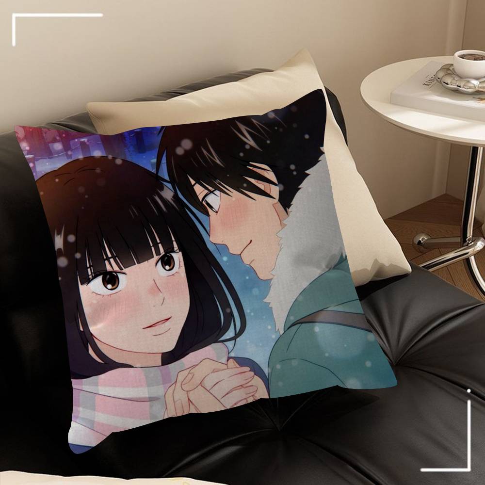 Аниме Kimi cute Ni Todoke   Персонализированная наволочка Детская спальня Декор для дикой вечеринки Наволочка детский Подарок на день рождения 30cmx30cm