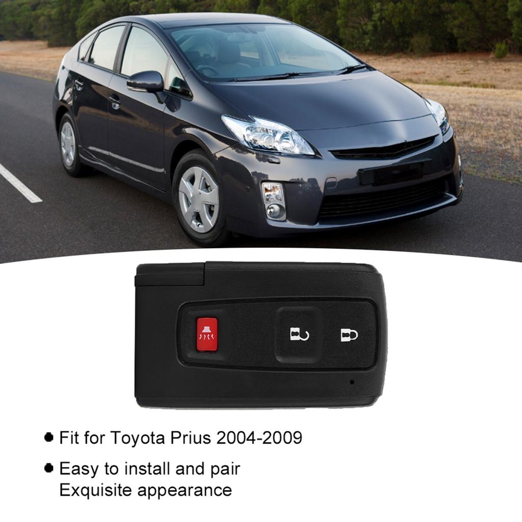 3-Tasten Fernbedienung Schlüsselanhänger Gehäuse Schale mit Rohling passend für Toyota Prius 20042009