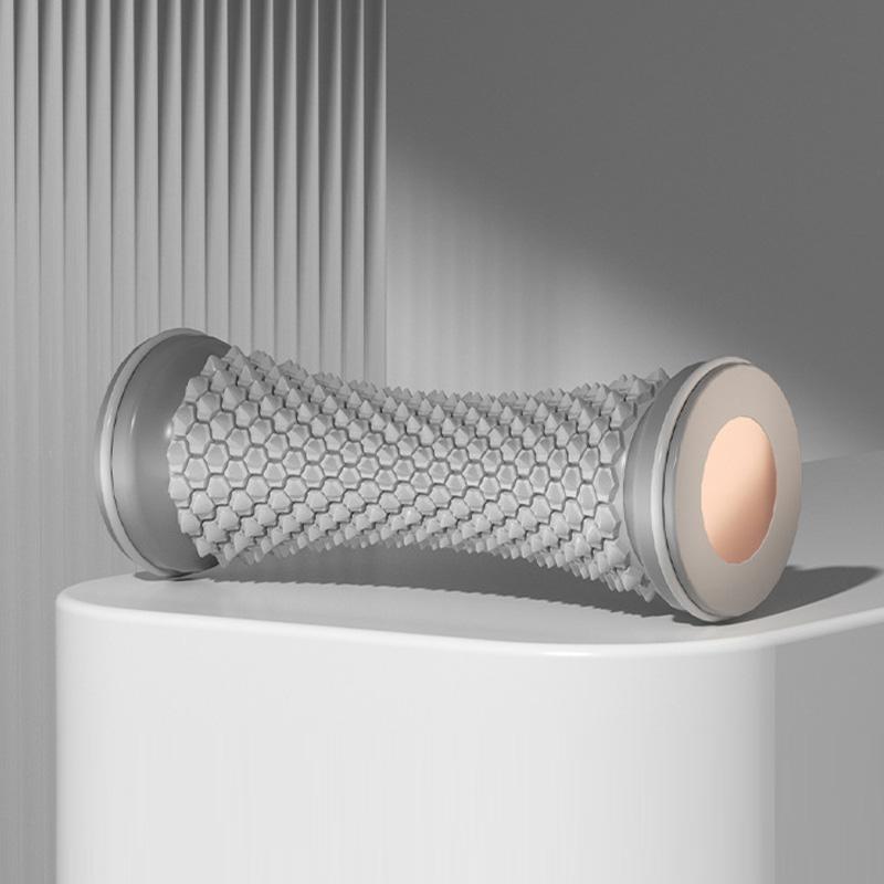 

Массажер для ног Массажный роликовый Йога Подошвенный фасциальный роликовый уход за мышцами Массажер для ног Массаж серый