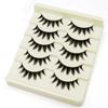5 Pairs/Box Deluxe Dramatic Lengthening & Volumizing False Eyelashes For Women, Suitable For Cosplay, Party, Halloween, Christmas