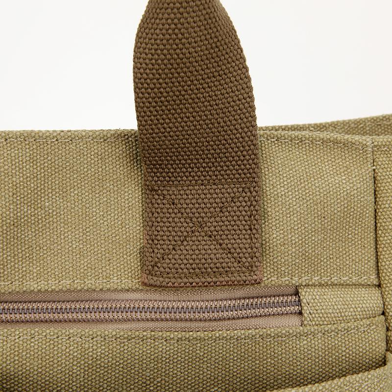 Dámská všestranná plátěná taška tote - Velkokapacitní crossbody batoh na cestování, nakupování a do kampusu