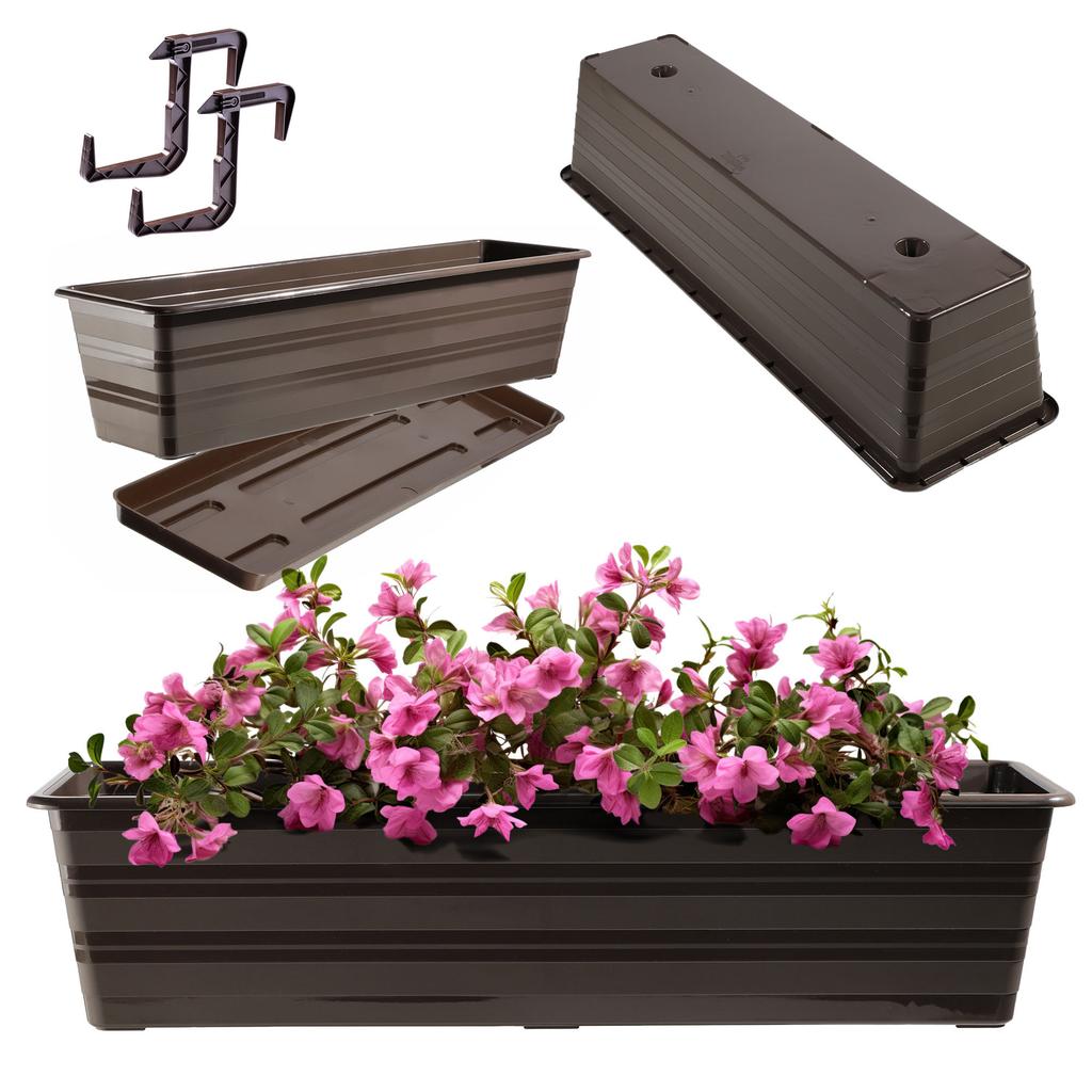 KADAX Skrzynka Balkonowa Doniczka Z Uchwytami  