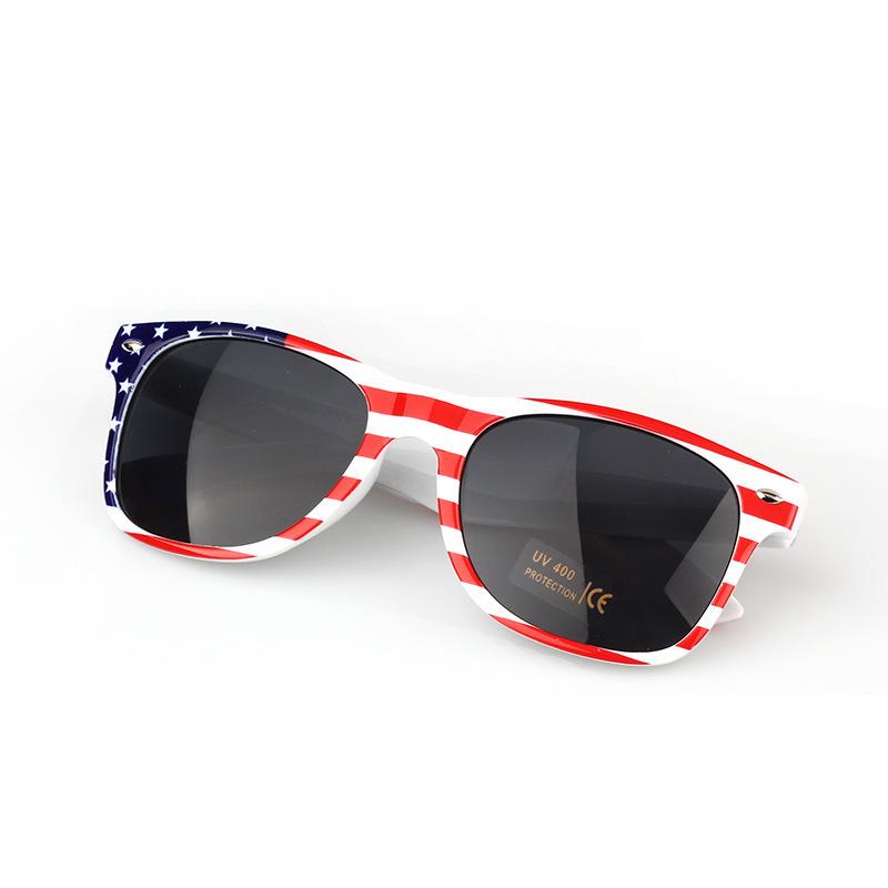 Classic Rice Nail Transparent Beautiful Flag Sunglasses Independence Day Sunglasses 2140 Development Sunglasses