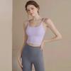 Pilates Yoga Clothes, Vest, Women's Running Sports Bra, Underwear, Fitness Beauty, Beautiful Back, Thin Shoulder Straps, Chest Pads, Suspenders.
