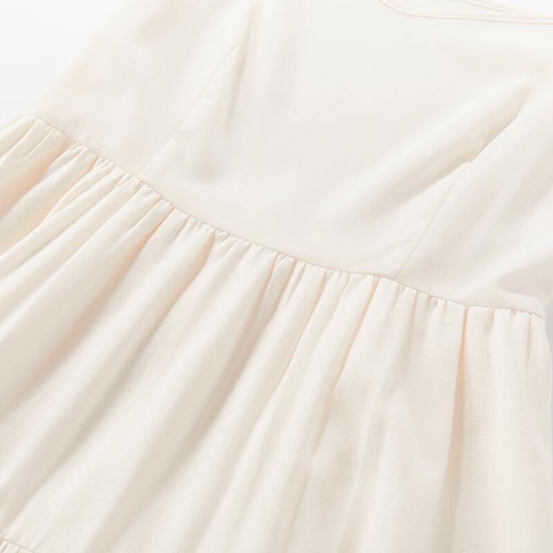 Xiangying Women's Bohemian Vacation White Dress Two-Piece Set