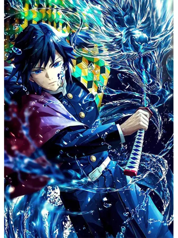 

Японский аниме Дьявол Убийца Картина Настенная Живопись 5DDIY Алмазная Живопись Плакат Украшение Дома Современная Гостиная Аниме Картинки Full Round 20x30CM