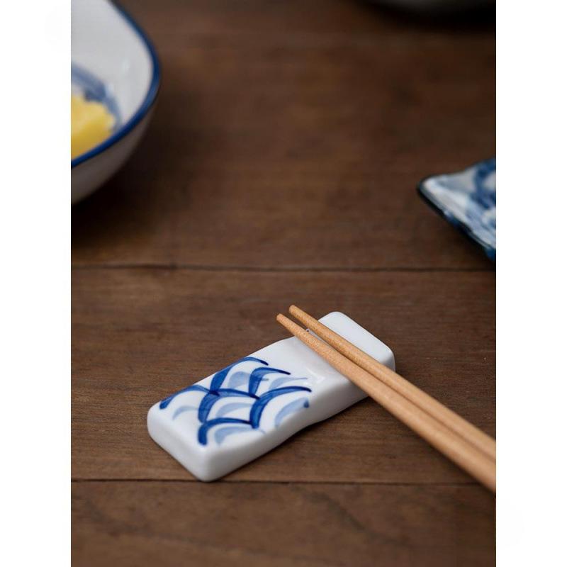 Exquisite Japanese Ceramic Chopstick and Spoon Rest for Home and Restaurant