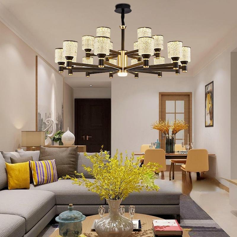 Lámpara nórdica moderna minimalista para sala de estar, lámpara de comedor, lámpara de dormitorio, iluminación atmosférica de lujo europea, iluminación para el hogar