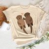 Otters Top Women Unisexga Graphic T Shirt Girl Designer Comic Funny Clothing