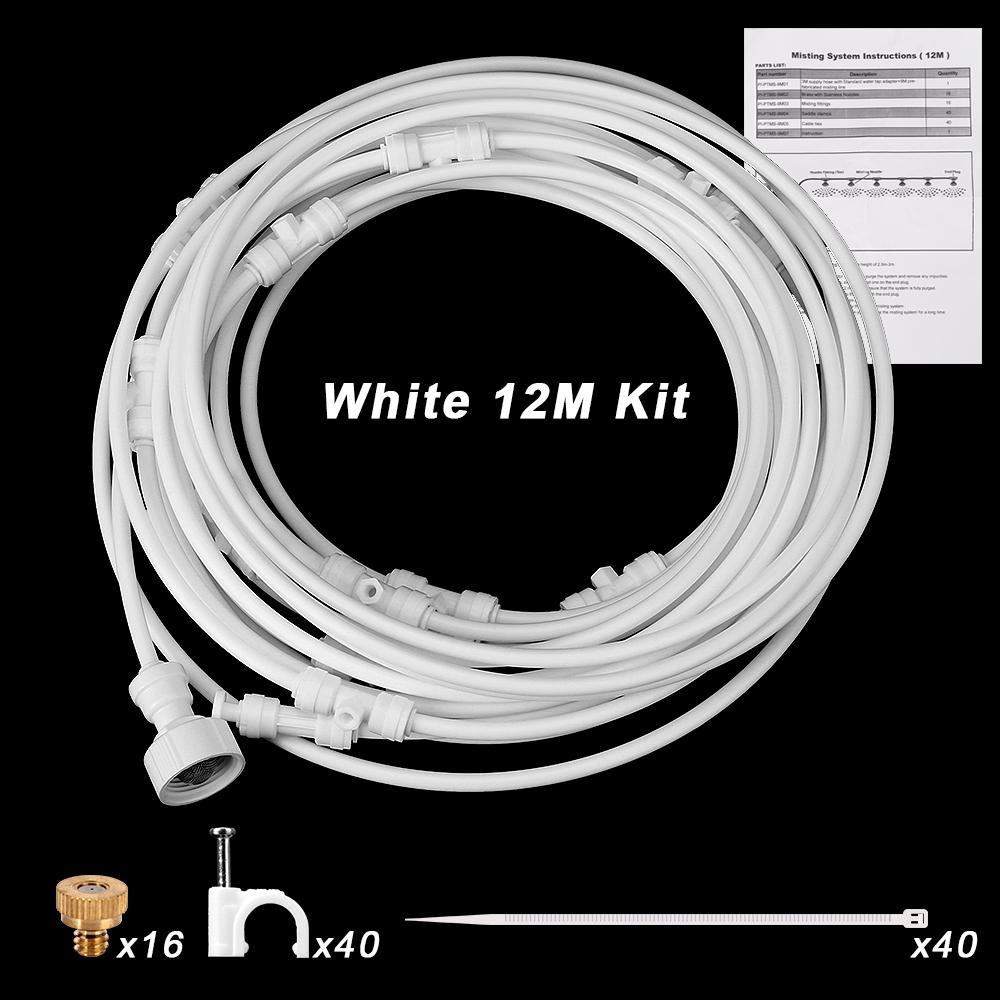 

Fog Sprayer System Garden Watering Irrigation Mister Nebulizer Sprinkler Patio Cooling Mist System For Greenhouse Flowers Plant