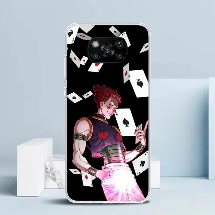 HunterX Hisoka Phone Case For Xiaomi Poco F7 Ultra X5 X6 X7 Pro M7 Redmi 15C 15 13C 13 12C 12 10C 10 10A 9 9C 9A 9T Cover Poco X