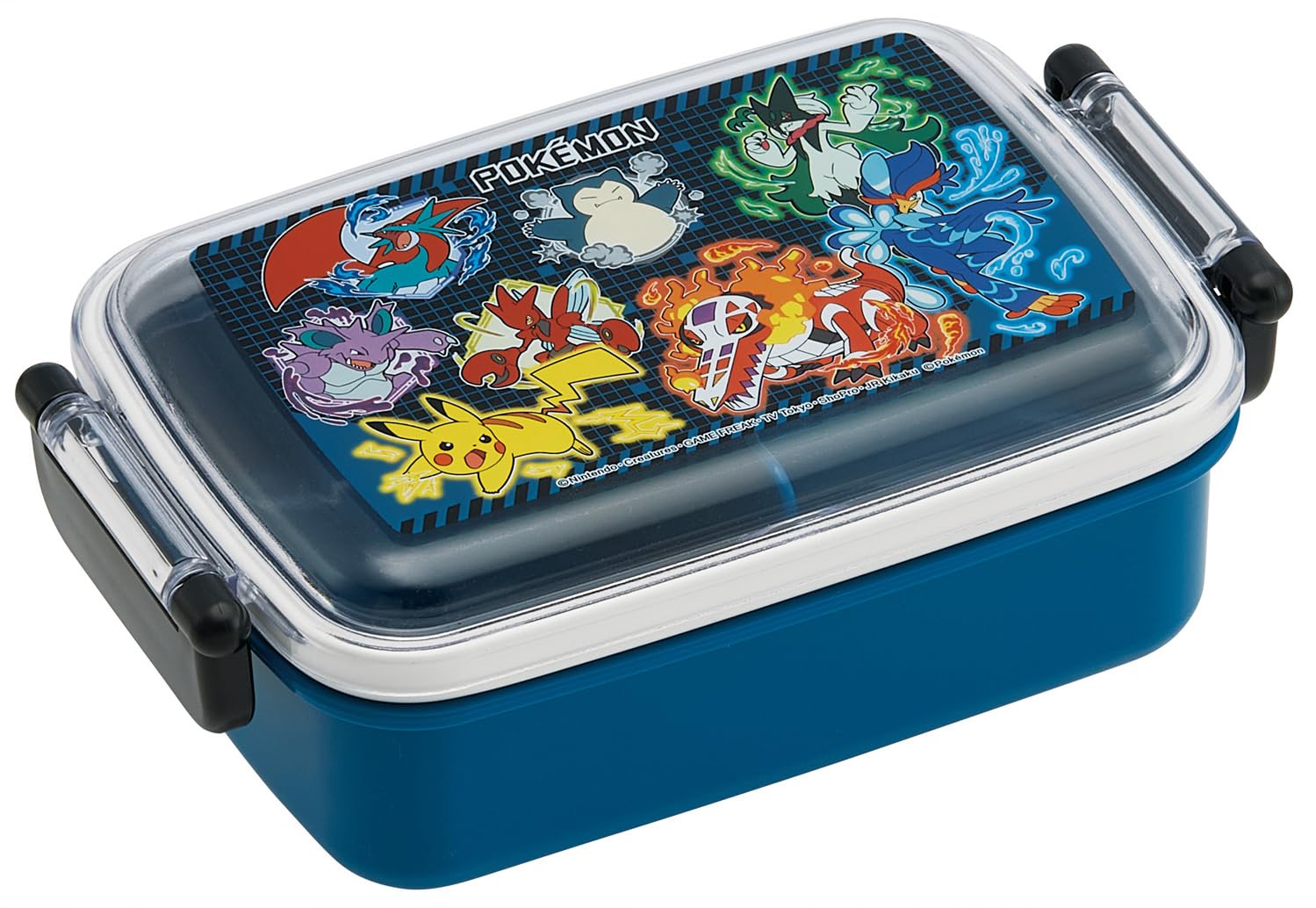 

Skater Lunch Box for with a lid for easy Made in Pokemon Children, 450ml, dome-shaped packing, 1-tier, Japan, design, 25cm, Boys size, RBF3ANAG-A