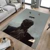 1pc Fire and Blood Office Carpet Chair Mats, Home Decor Mat Fantasy Theme Mat Durable Mat, Dragon Decor,Suitable for Fantasy Theme Lovers