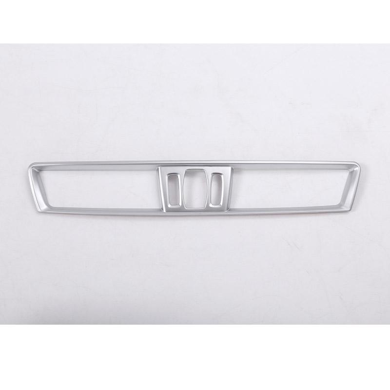 

For BMW X1 X2 F47 F48 2016- ABS Car Center Control Air Conditioner Air Outlet Frame Decoration Car Interior Accessories срібний