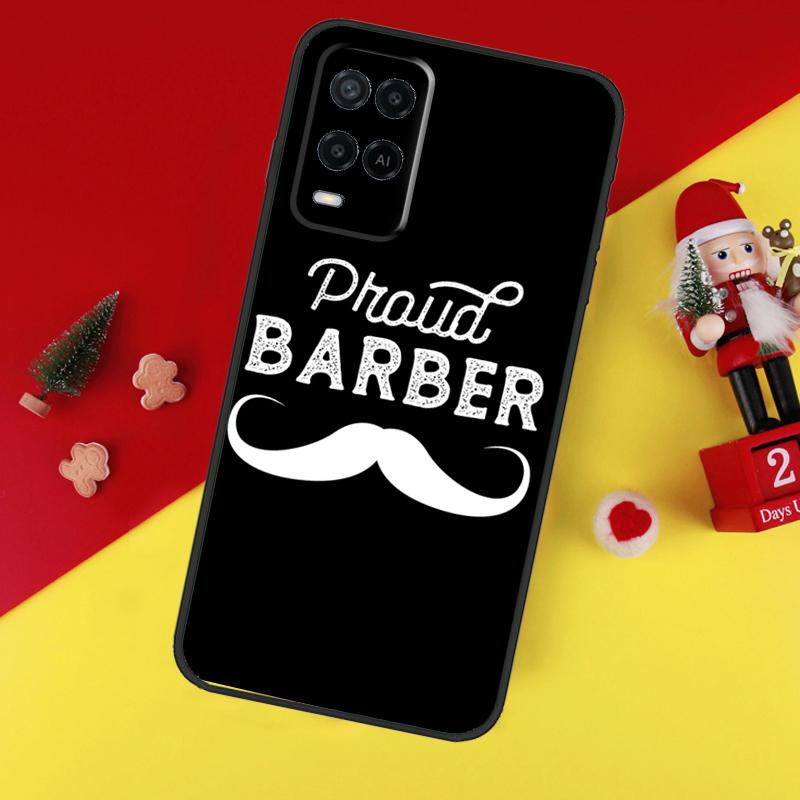 Hairdresser Barber Scissors Case For Oppo A38 A18 A58 A78 A98 A74 A94 A54 A80 A60 A40 A96 A76 A16 A15 A17 A57 A5 A6 Pro
