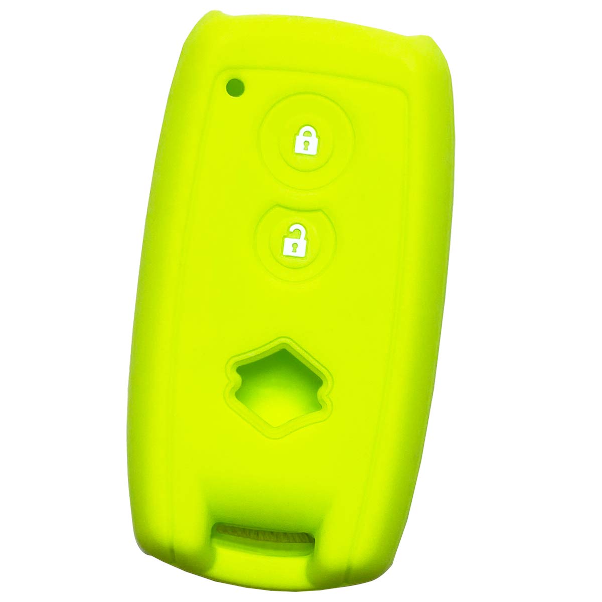 

Силиконовый чехол для смарт-ключа IKT для автомобилей Suzuki, светло-зеленый/Wagon R/Wagon R Stingray/Swift/MR Wagon, зелёный