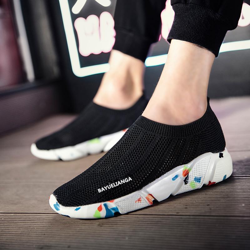 Spring and summer new socks shoes men's trendy shoes autumn hollow single shoes sports shoes Korean version casual couple