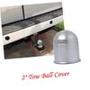 Gatuida Ball Protector Car Ball Cover Hitch Ball Cover Silver