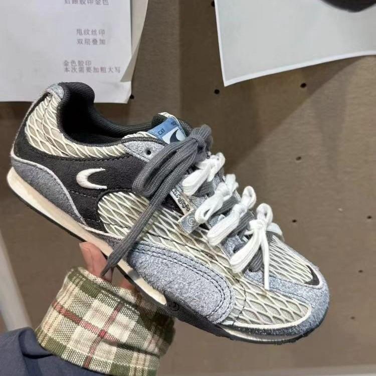Fashion Women Sport Shoes Mesh Sneakers Flats Sandals Summer Designer Brand Lace Up Running Hiking Shoes 2025 Casual Zapatillas De Mujer