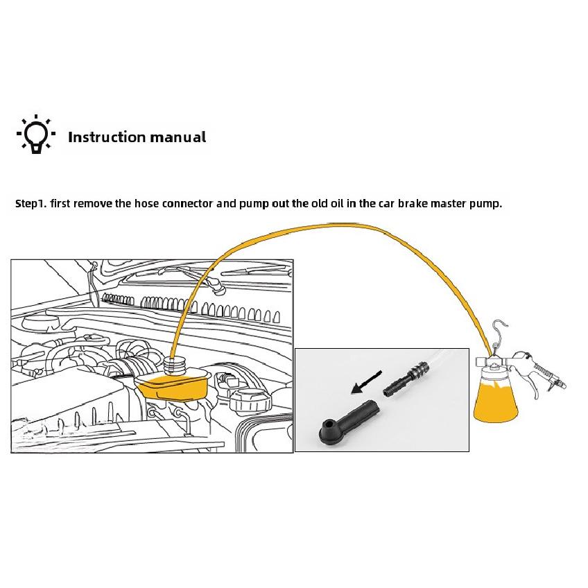1L 0.75L Auto Bremsentlüfter Hydraulische Pumpflüssigkeit Pumpe Kit Ölwechsel Entlüftungstank Schläuche Reparaturwerkzeug LKW Motorrad Zubehör