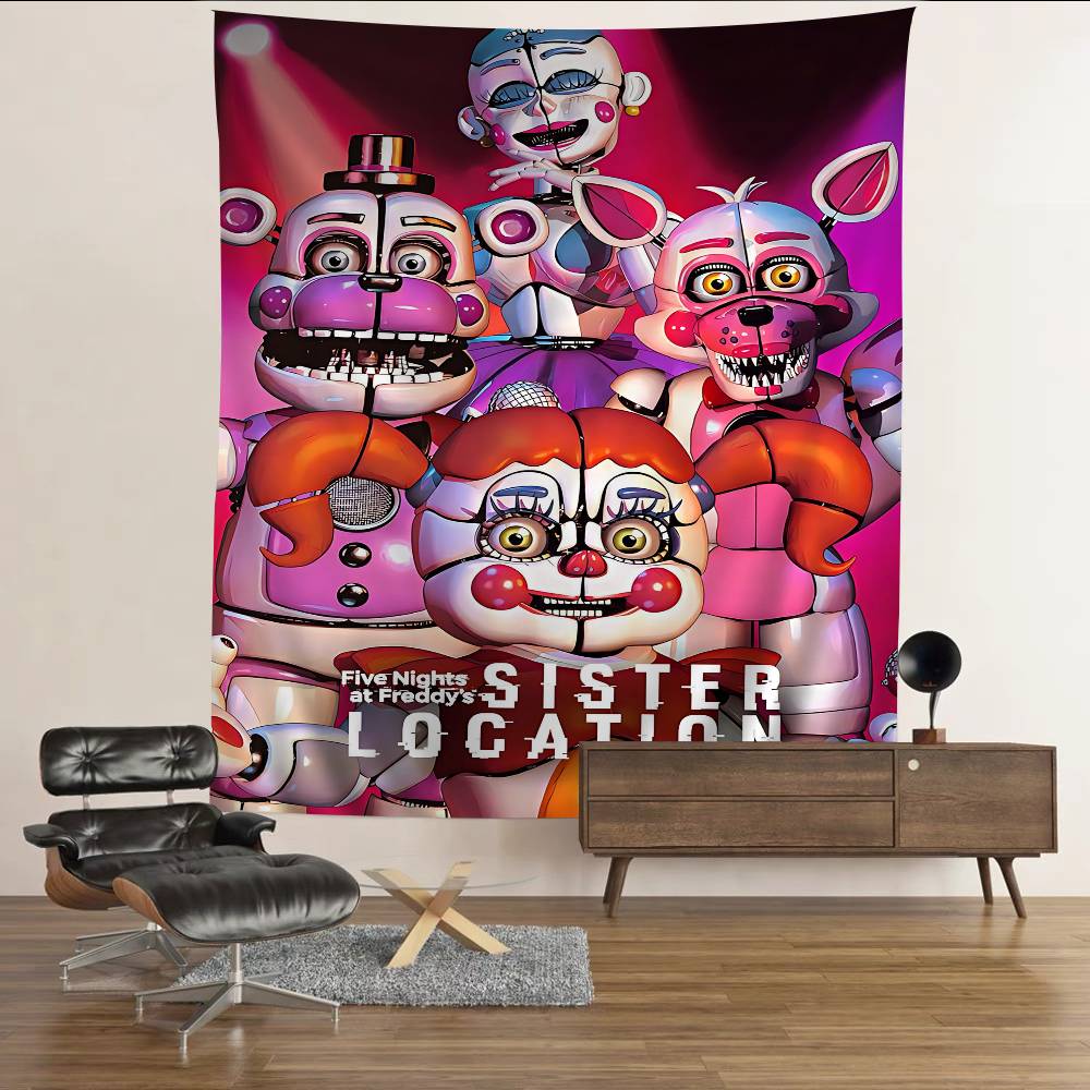 Arazzo da Parete F-Fnaf Anime Fai da Te per Soggiorno Casa Stanza Universitaria Decorazione Arte da Parete Decorazione