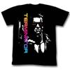 Terminator Neon Black Adult T Shirt