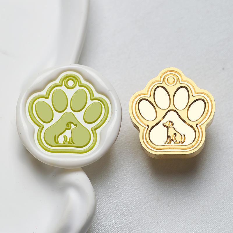 Katze Hund Muster Siegelwachs Stempel Haustier Karte Feuerlack Stempel Scrapbook Und Umschlag Dekoration Siegel