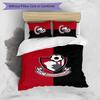 Set Lenzuola Stampato Calcio Bournemouth 3 Pezzi, Comodo Set Copripiumino per Camera da Letto Amico della Pelle
