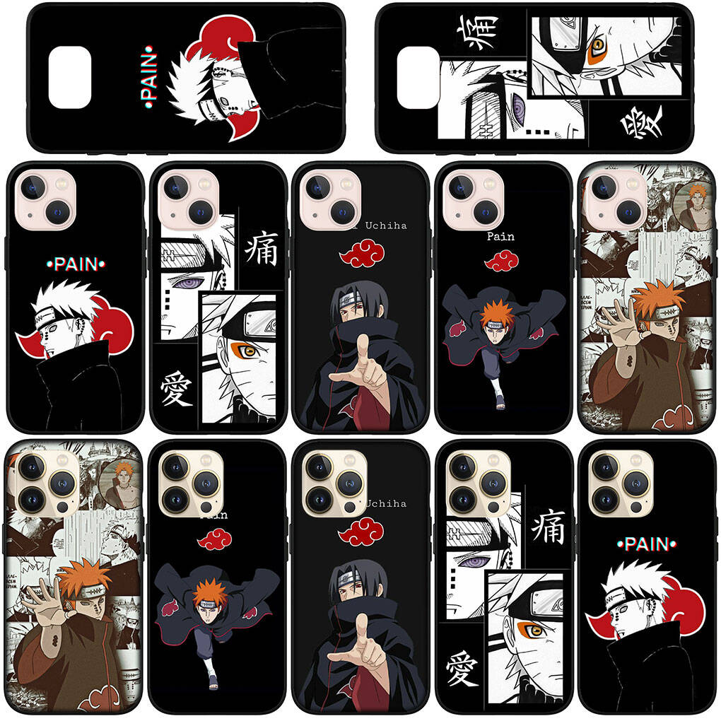 Hülle für iPhone 17 16 15 Plus Xiaomi Poco F8 F7 X7 X6 M8 C85 C75 C71 Redmi Note 14 12 11 13 Pro Max A4 14C 13C 15C Pain Akatsuki Naruto Itachi Uchiha