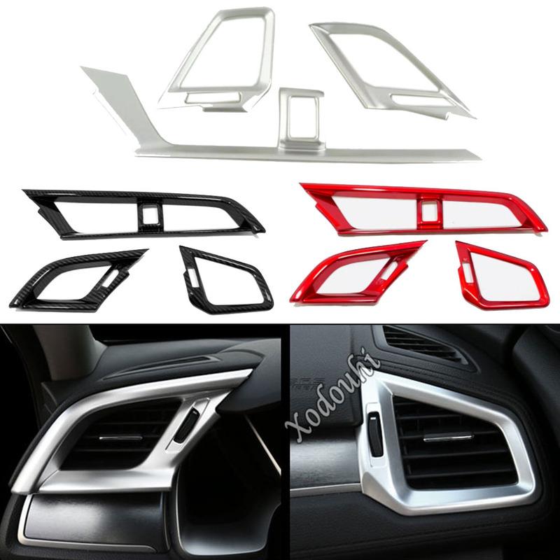 Car Body Stick Light Warning Caution Inner Outlet Vent Conditioning Trim Lamp For Honda Civic 10th 2016 2017 2018