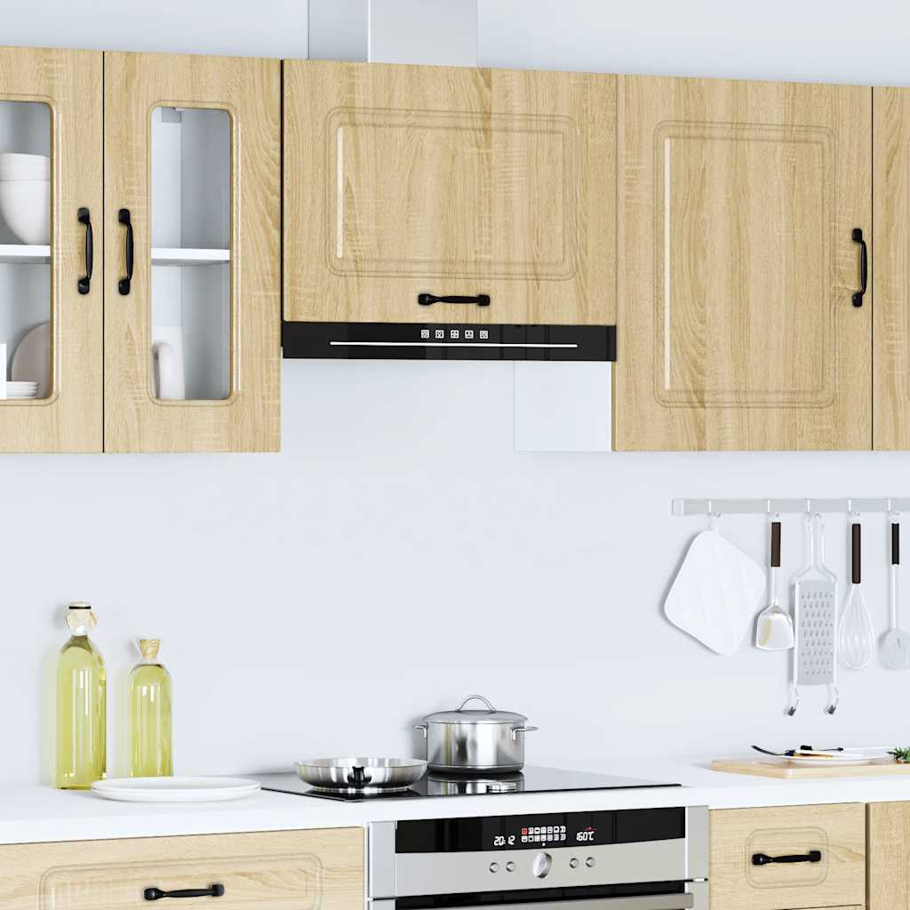 vidaXL Küchen-Hängeschrank Kalmar Sonoma-Eiche Holzwerkstoff braun