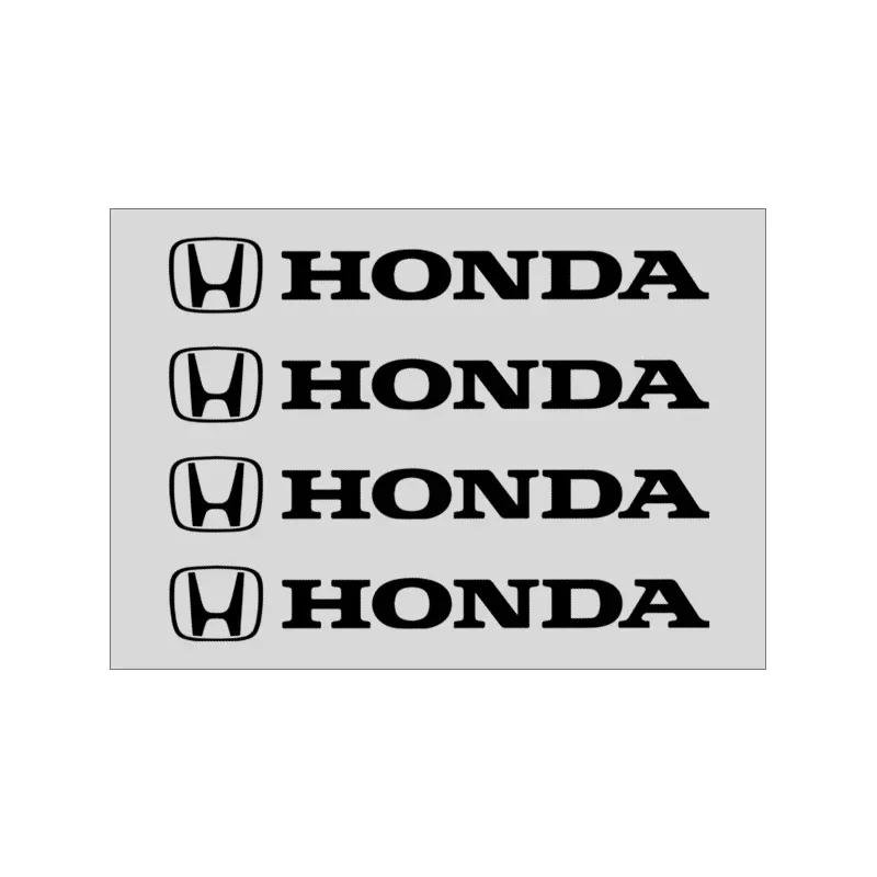 

2025 Hot 4Pcs Car Door Handle Stickers Tire Rear View Mirror Decals Decoration For Honda Civic Inspire Accord FIT HRV CRV Odysse коричневый