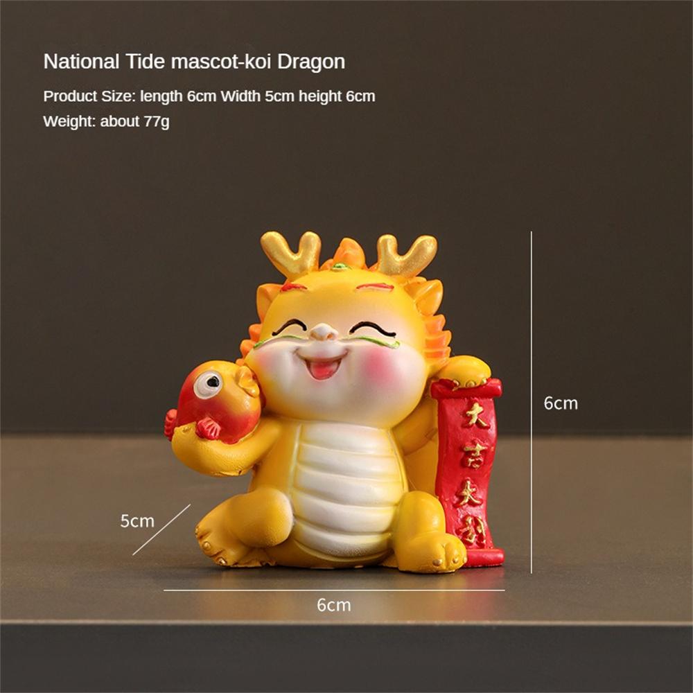 

Кукла Уникальный Дизайн Праздничное Украшение Национальный Тренд Фигурки Очаровательный Дизайн Привлекательная Статуэтка Дракона Украшения для Автомобиля CHINA