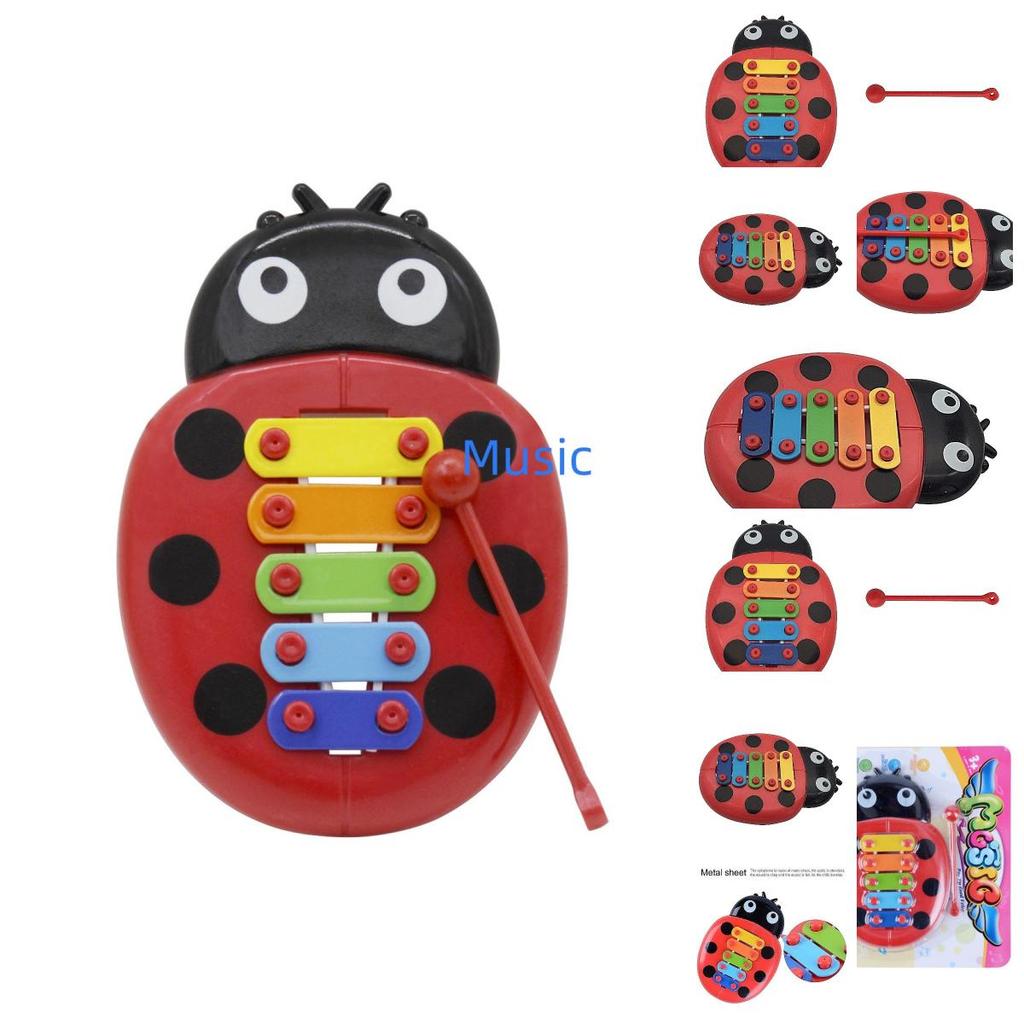 Children's Educational Insect Hand Playing Piano Musical Instrument Toy Early Music Cute Shape For Hand-eye Coordination Musical Talent