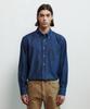 PRODESHIRT [Regular] Natural Denim Button-Down Shirt (Dark Blue)