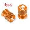 4pcs Alien Car Wheel Tire Valve Cap Stem Air Cover Car Styling Truck Car Motorbike Bike Accessorie