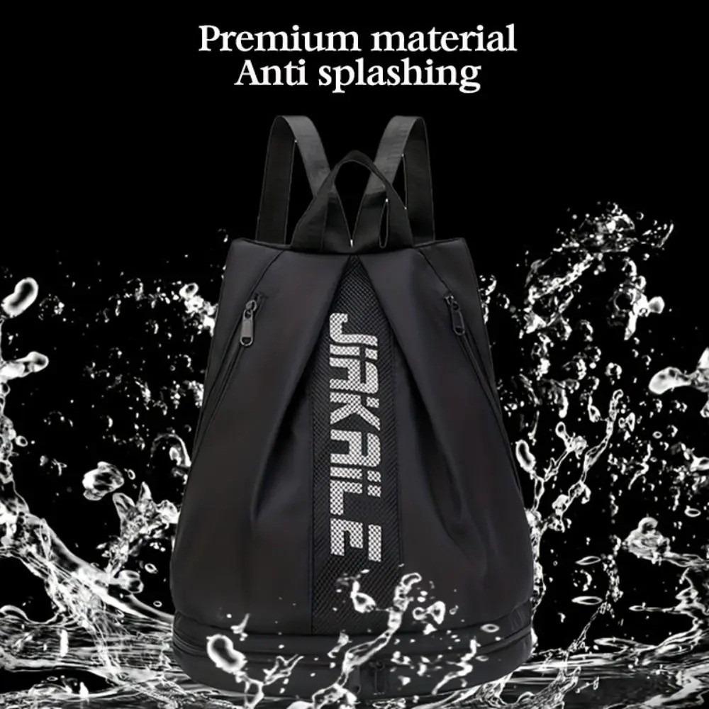 Portable Fitness Storage Pouch Adjustable Straps Nylon Sport Daypack Daily Gym Backpack  Couple