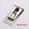Quality Stainless Steel Metal Money Clip Fashion Brass Cash Clips Bank Card Money Holder Wallet Multifunctional Bill Steel Clamp