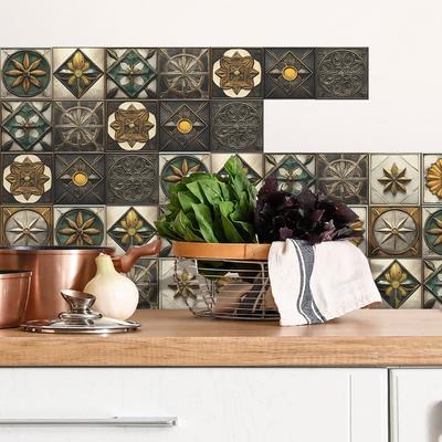 MSC1229 Azulejo decorativo con diseño de paisaje para cocina, comedor y hogar