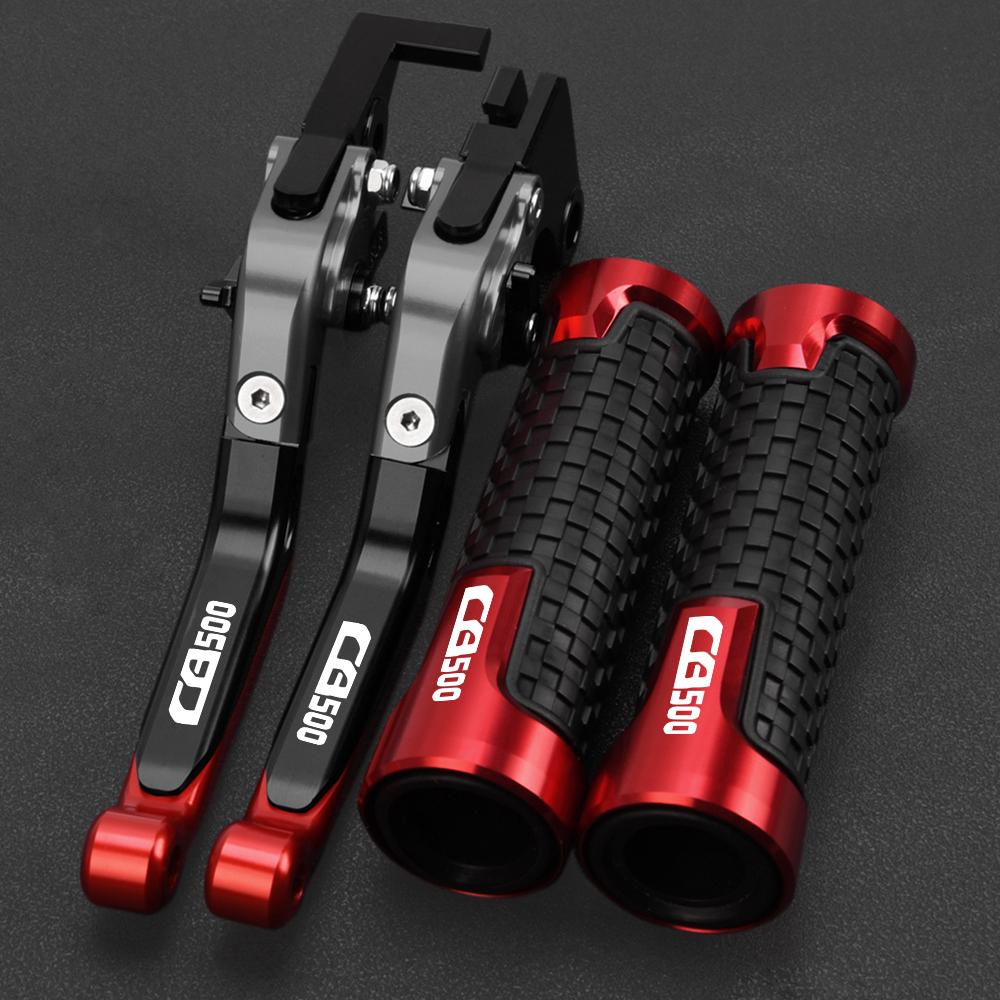 Motorcycle CNC  Adjustable Extendable Folding Brake Clutch Levers Handle Grips For HONDA For Honda CB500 CB 500 1994 1995