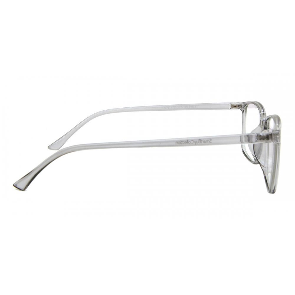 Full Rim Rectangle Transparent Grey Smartbuy Collection Ainslie 2418 C8 Fashion Unisex Eyeglasses