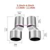  Pack of 2 Steel Connection Adapters Steel Eccentric Connection Pieces Wall Faucet Connectors Simple Installation