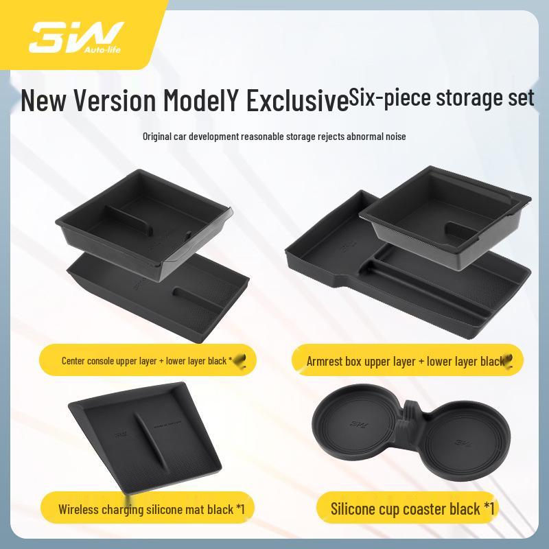 Tesla Model Y/3/S/X Center Console Silicone Cup Holder Coaster