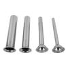 Set of 4 Stainless Steel Sausage Stuffer Tubes Funnels Nozzles Replacement Parts for Electric and Manual Meat Grinders