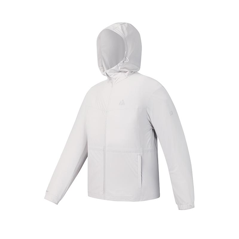 FILA Explore Minimalist Outdoor Windproof Classic Sports Leisure Comfortable Hooded Woven Jacket Women jackets A11W627710FGY S