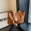 2025 Korean Trend Solid Color Shoulder Bags Women Designer Bag Large Capacity Tote Bag Elegant Female Handbags