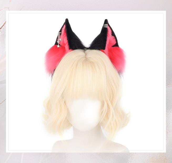 Halloween Headband Cosplay Plush Simulation Ear Headpiece